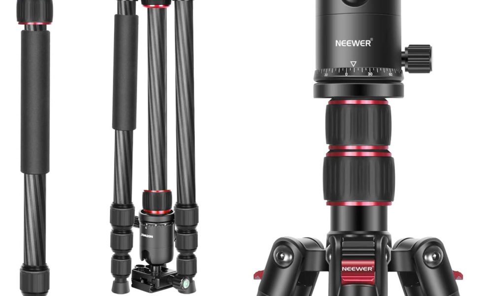 Neewer 79 Inches Carbon Fiber Camera Tripod Monopod IUIC Support
